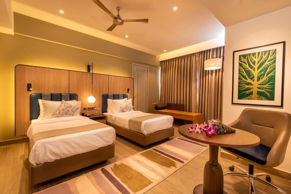 Bed, Seating area, Bedroom, fireplace, air conditioner