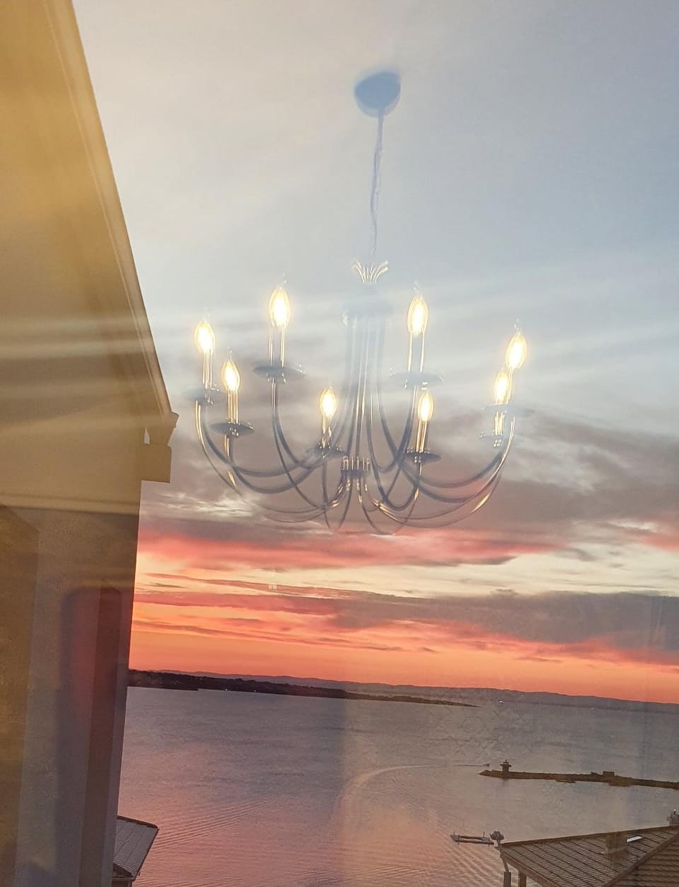 Natural landscape, Sea view, Sunset