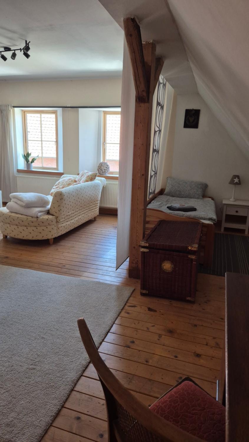 Living room, Bedroom