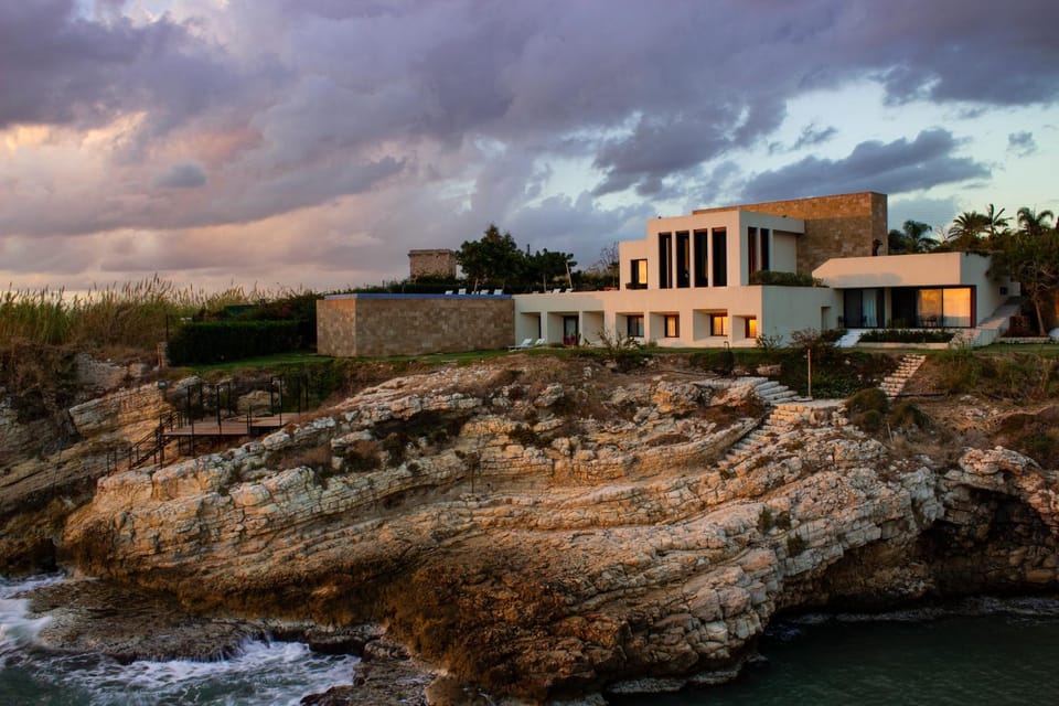 Property building, Nearby landmark, Natural landscape, Sea view