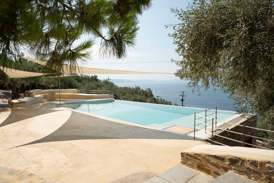 Day, Natural landscape, Balcony/Terrace, Pool view, Sea view, Swimming pool, Swimming pool