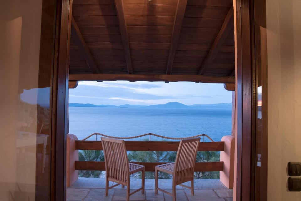 Patio, Natural landscape, View (from property/room), Balcony/Terrace, Sea view