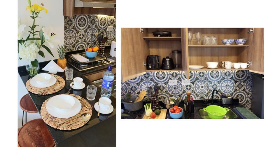 Kitchen or kitchenette, Decorative detail, Decorative detail, Dining area, oven, stove, stove, toaster, toaster, kitchen, kitchen