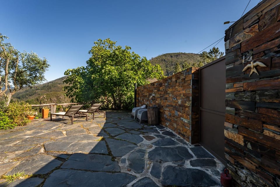Patio, Spring, Day, Natural landscape, Mountain view