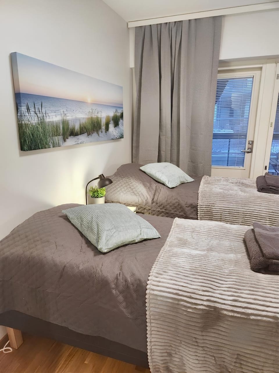 Bed, View (from property/room), Bedroom, towels