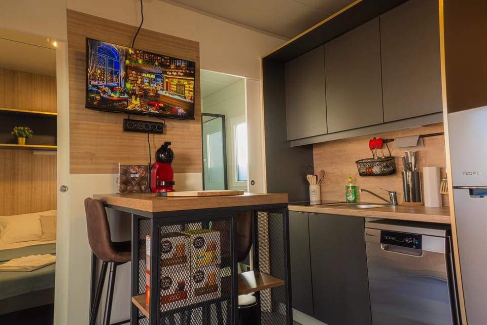 Kitchen or kitchenette, Dining area, dishwasher, oven