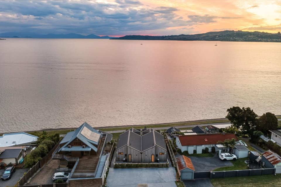 Property building, Sunset