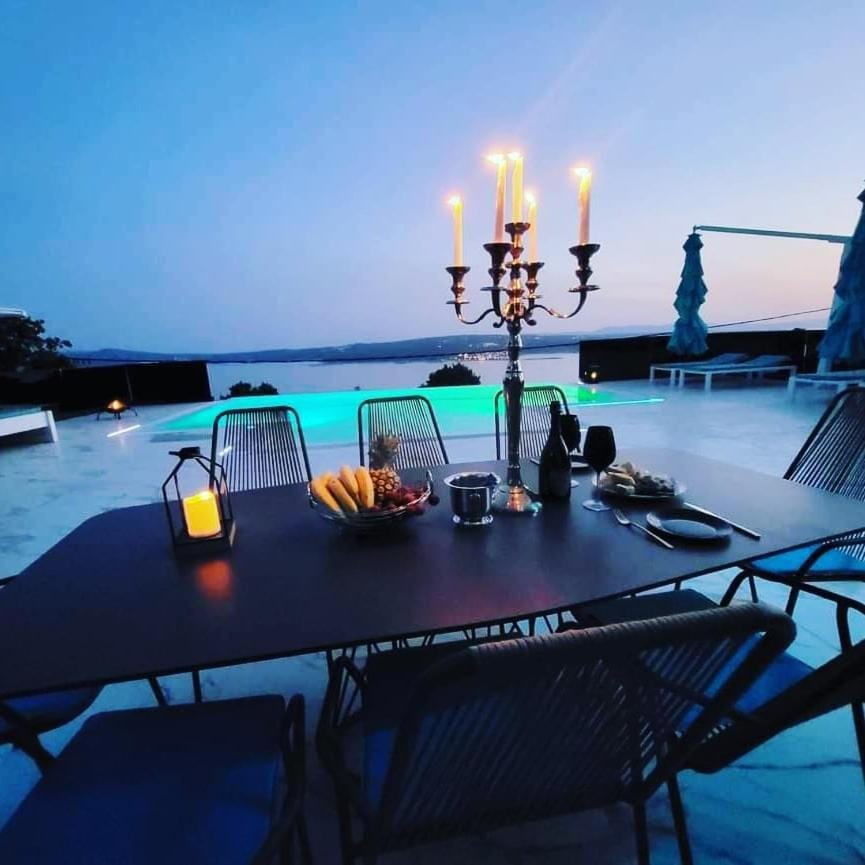 Patio, Day, Natural landscape, View (from property/room), Balcony/Terrace, Seating area, Sea view