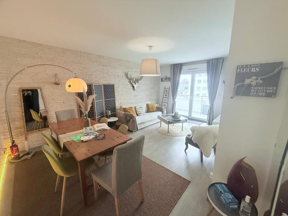 Petit Erdre - 2 chambres- gd appt ensoleillé- accès PMR Apartment in Nantes