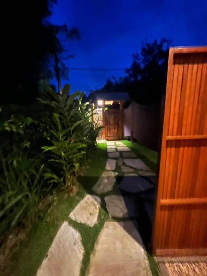 Facade/entrance, Night, Garden, Garden view