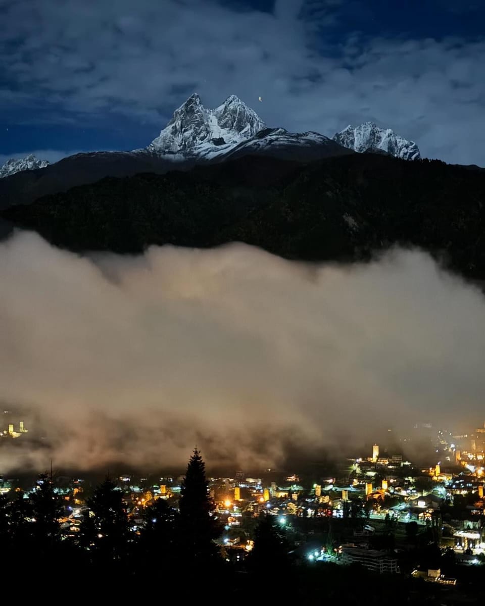 City view, Mountain view