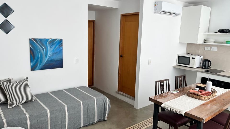 microwave, air conditioner