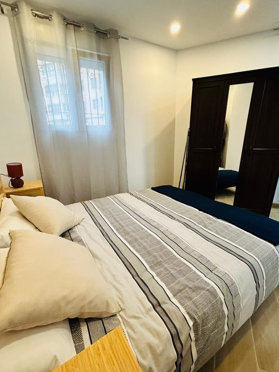 Bed, Photo of the whole room, Bedroom, wardrobe