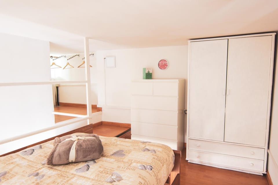 Bed, Seating area, Bedroom, furniture, furniture, furniture, locker, locker, wardrobe, air conditioner, air conditioner