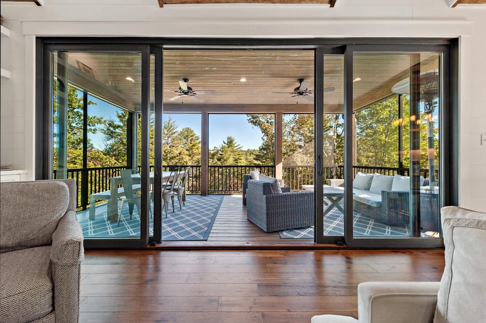 Hilltop Lodge Opulent Lakefront Living in Lake James House in Tennessee