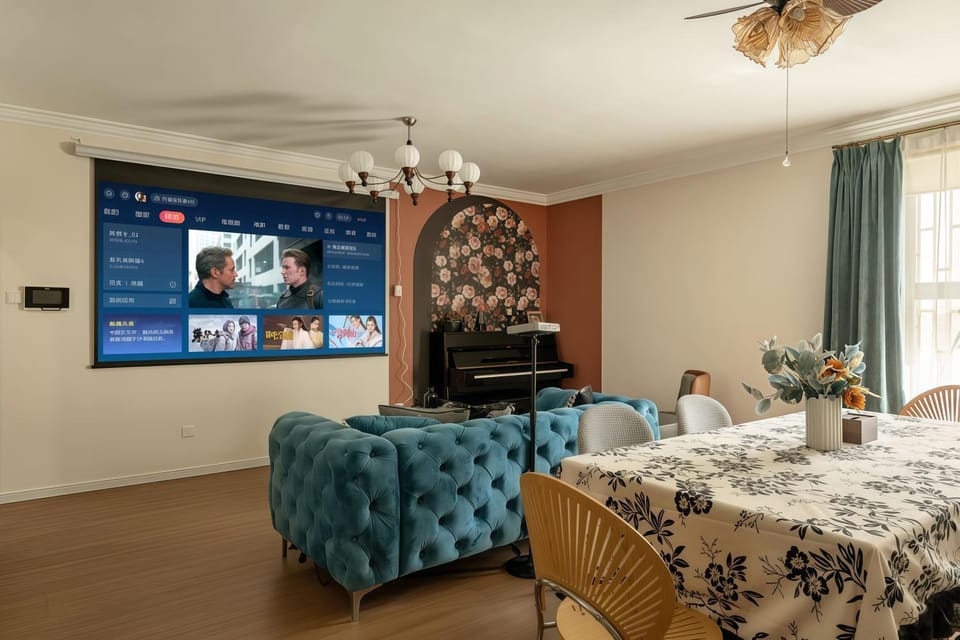 TV and multimedia, Living room, Seating area, Dining area
