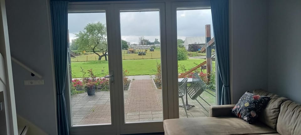 Patio, Garden, Living room, Garden view