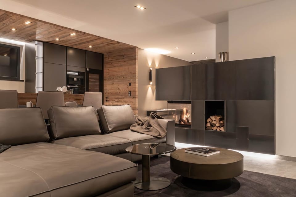 Living room, Seating area, flat iron