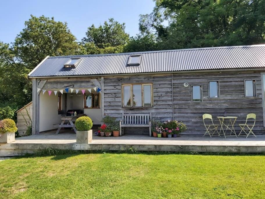 Log Cabin at The Old Summer Dairy Glastonbury Cabin in Mendip District