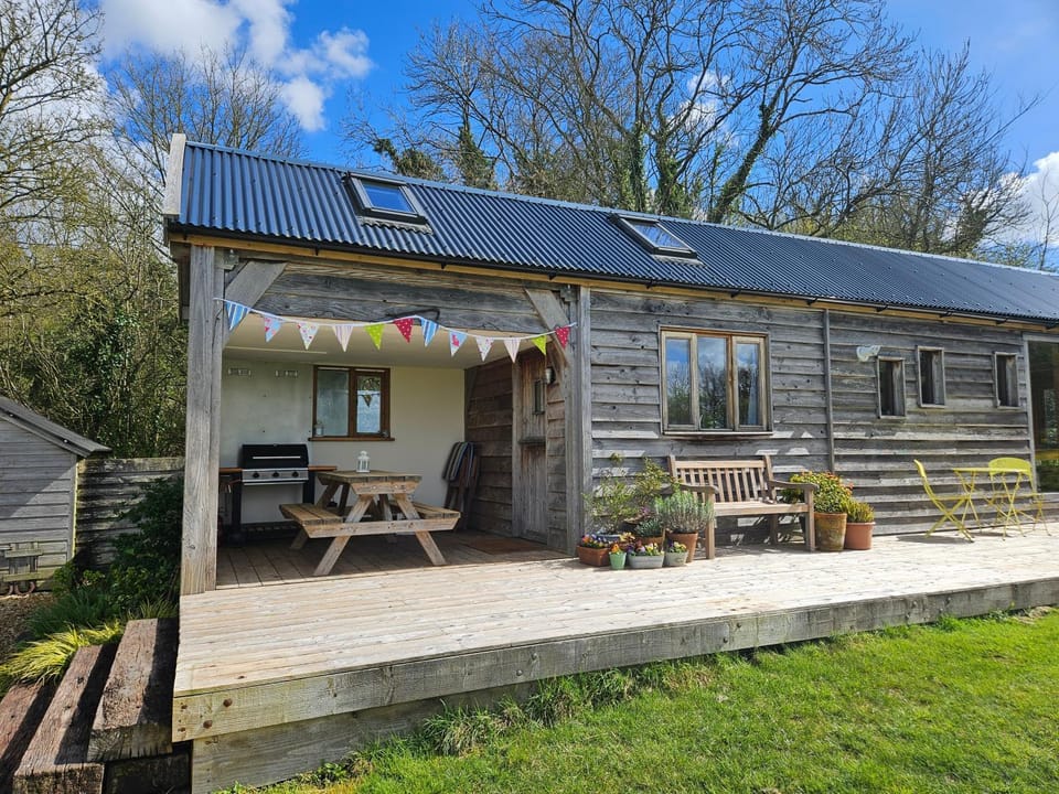 Log Cabin at The Old Summer Dairy Glastonbury Cabin in Mendip District