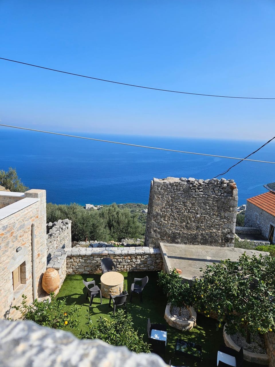 Natural landscape, Balcony/Terrace, Sea view