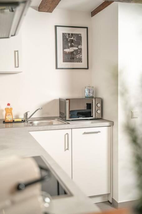 Kitchen or kitchenette, minibar