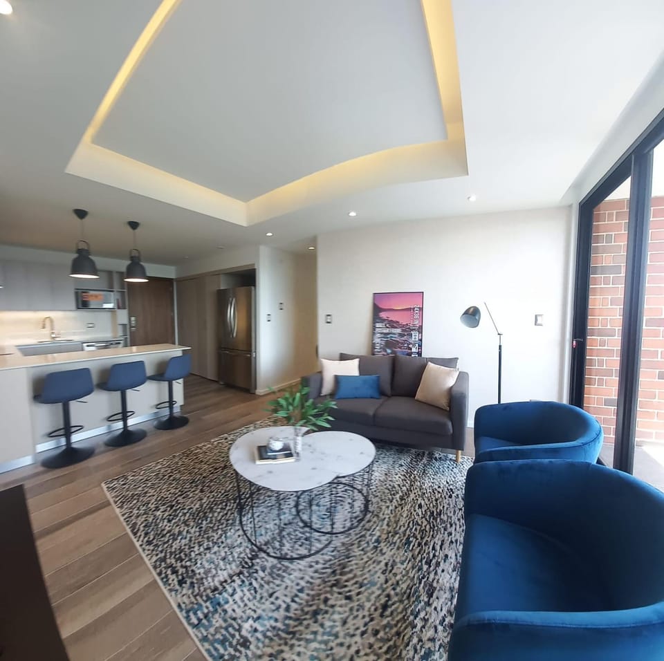 Kitchen or kitchenette, Living room