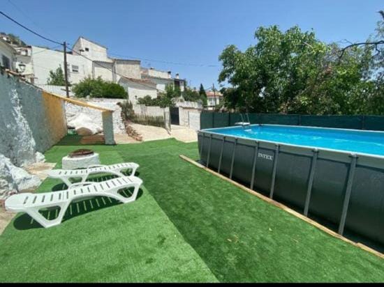 Garden, Swimming pool, sunbed
