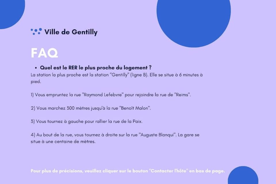 Paris Gentilly appartement tout équipé - RER B Apartment in Île-de-France