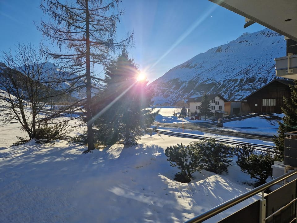 Natural landscape, Winter, View (from property/room), Mountain view