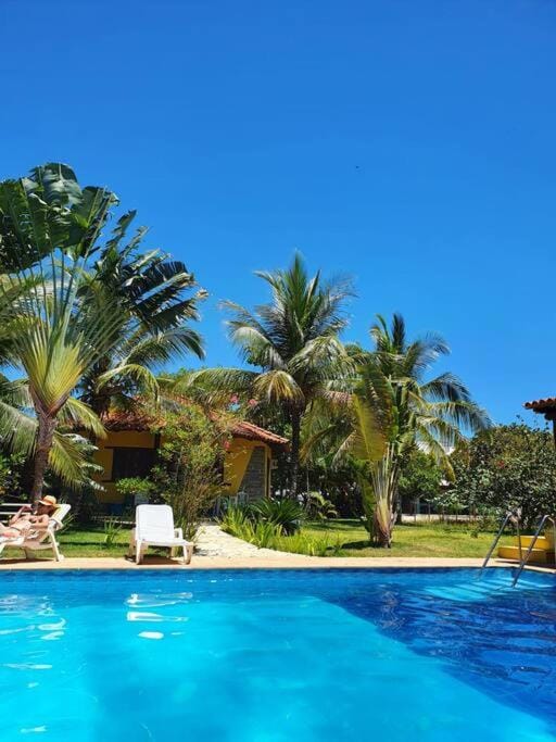 Day, Natural landscape, Garden, Garden view, Pool view, Swimming pool