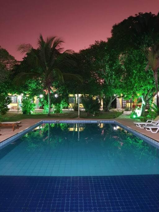 Facade/entrance, Night, Garden, Garden view, Pool view, Swimming pool