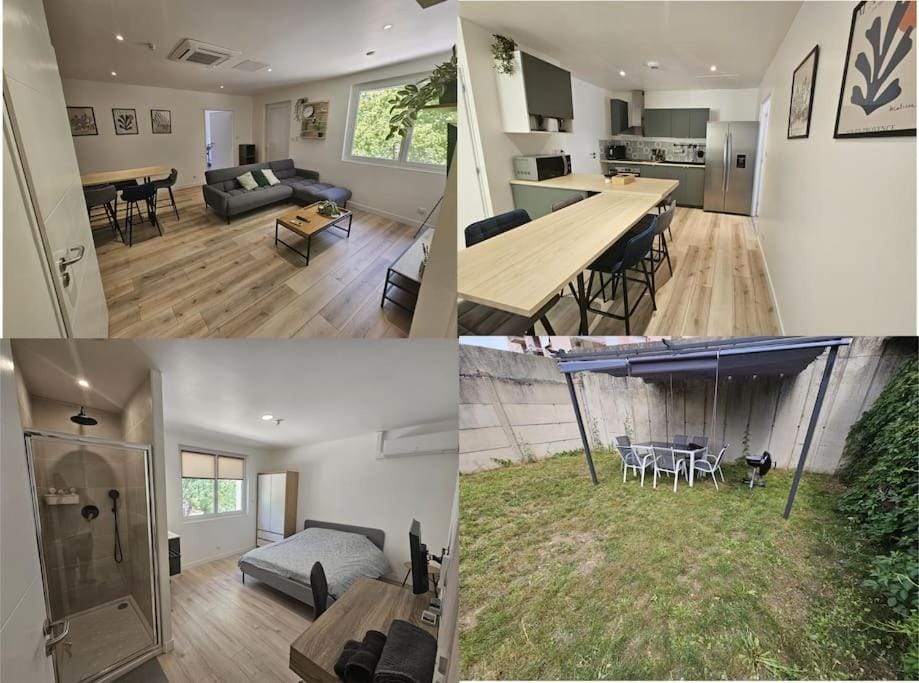 BBQ facilities, Kitchen or kitchenette, Living room, Dining area, Garden view