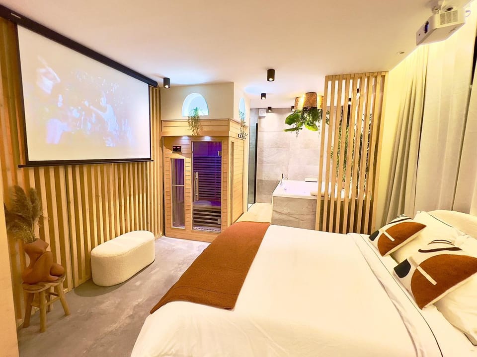 Spa - Sauna privatif centre parking gratuit Apartment in Troyes