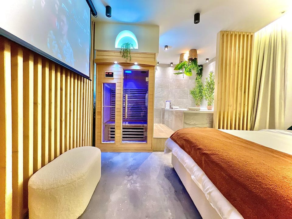 Spa - Sauna privatif centre parking gratuit Apartment in Troyes