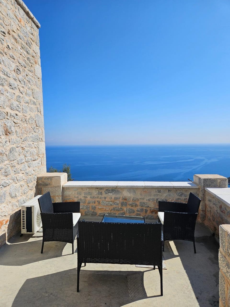 Patio, Natural landscape, View (from property/room), Balcony/Terrace, Balcony/Terrace, Seating area, Sea view
