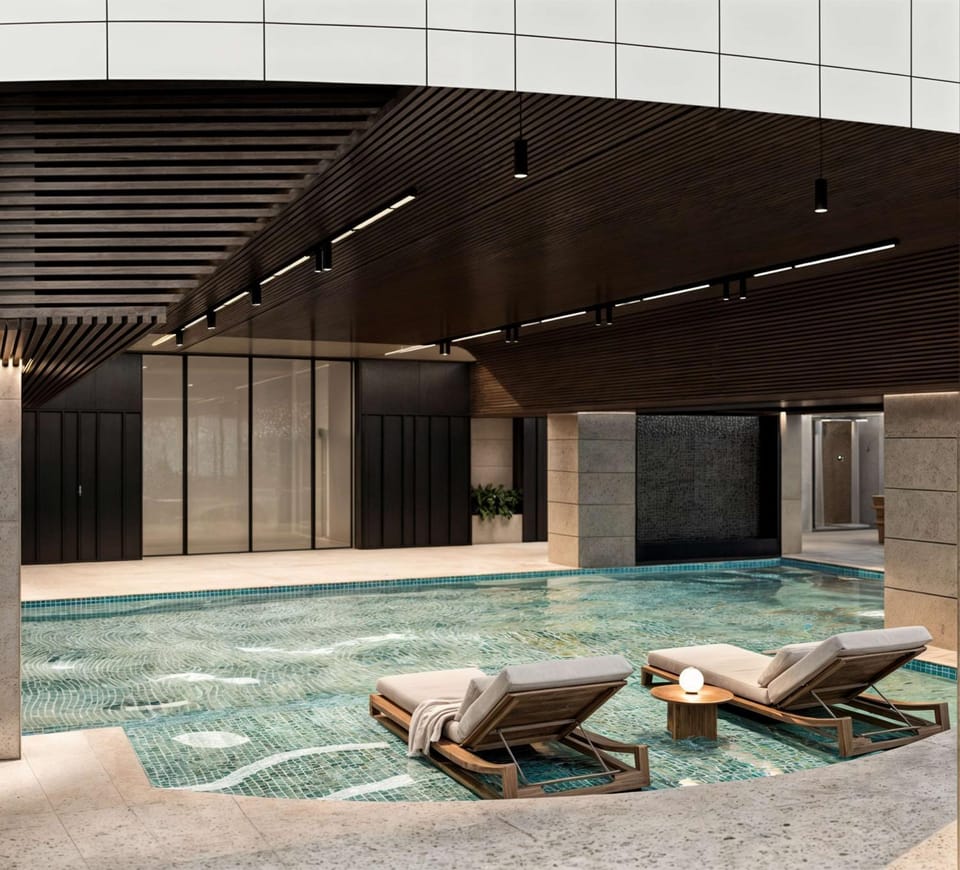 Pool view, Swimming pool