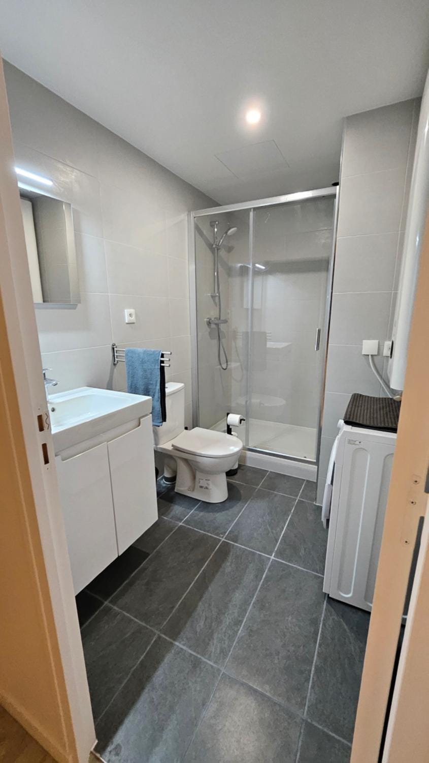 Shower, Toilet, Bathroom, towels