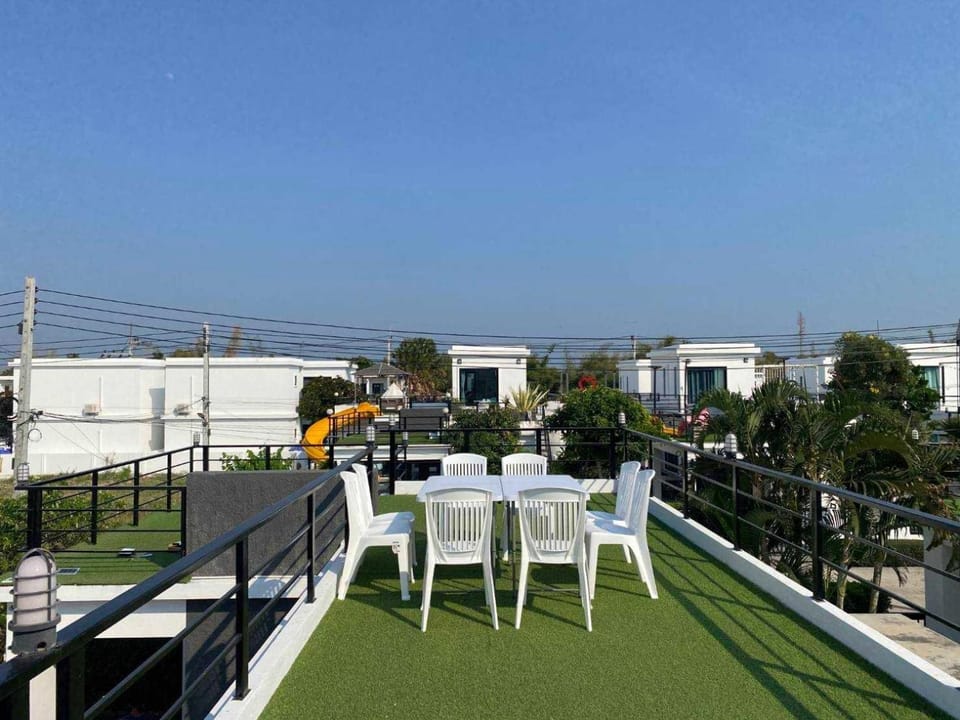 Property building, Day, View (from property/room), Dining area