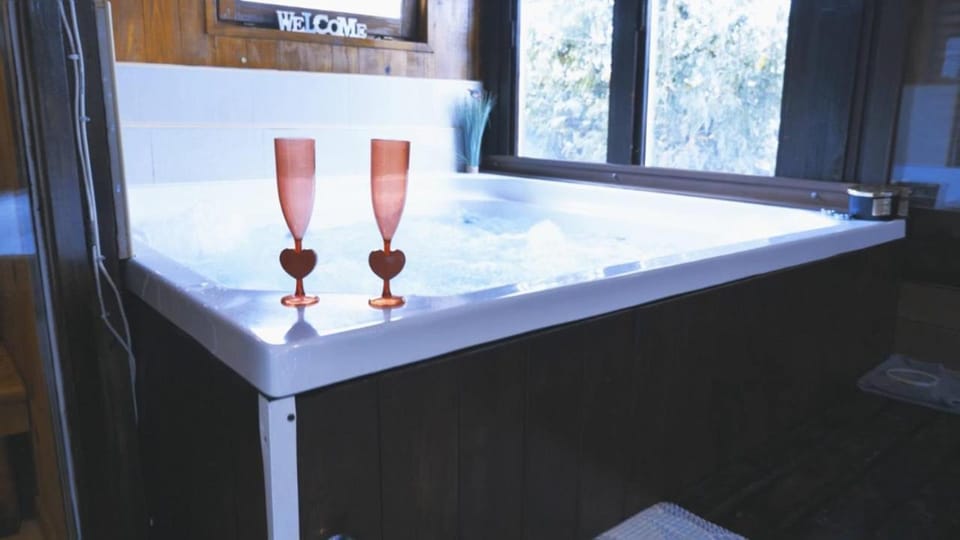 Hot Spring Bath, Hot Tub, Spa and wellness centre/facilities, Garden view, Public Bath