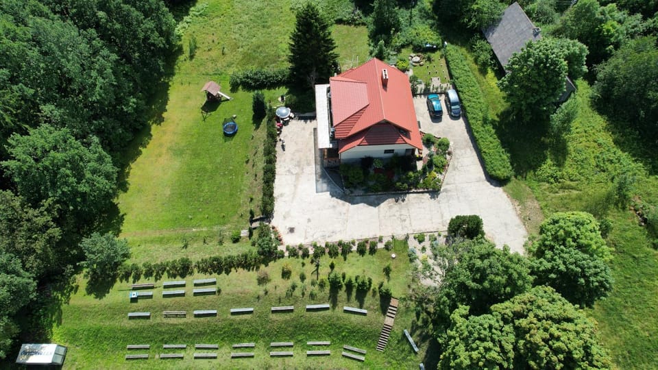 Property building, Natural landscape, Bird's eye view, Garden view