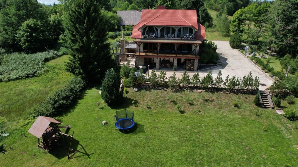 Property building, Natural landscape, Bird's eye view