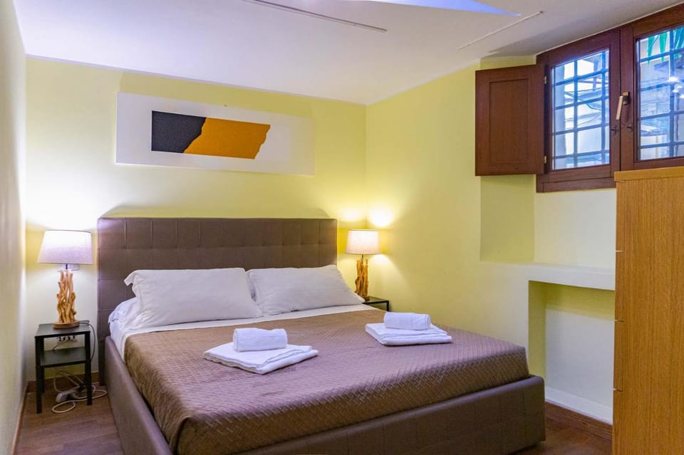 Bed, Photo of the whole room, Bedroom, towels, wardrobe