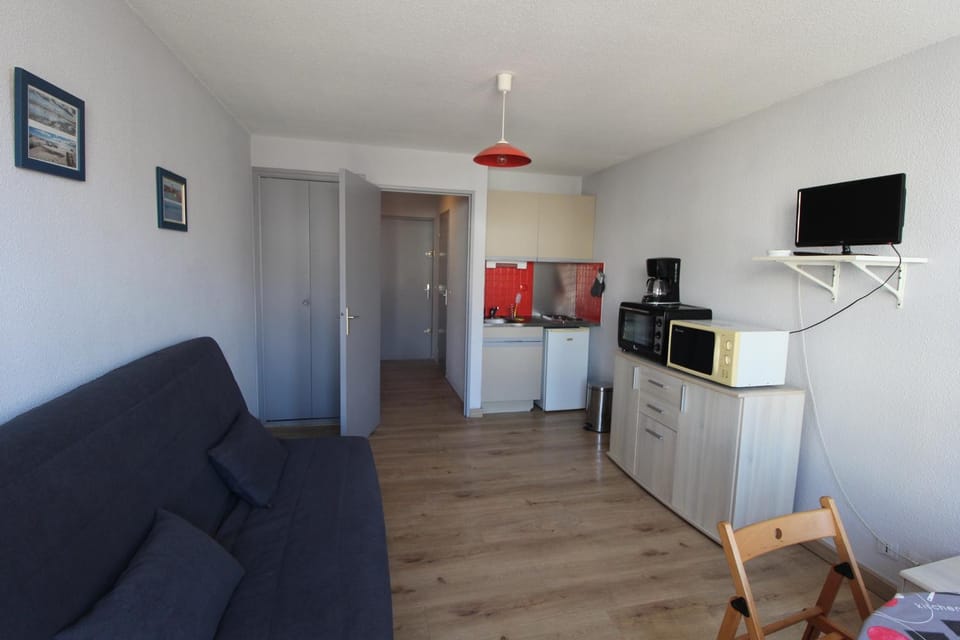 Grau du Roi studio cabine 4 personnes 300 m de la plage Cabin in Le Grau-du-Roi