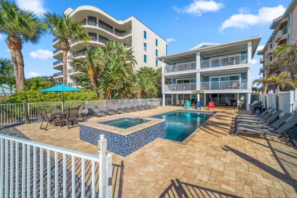 2,000 Sq Ft Condo with Private Indoor Poolside Cabana Unit 4 at Four Shores House in Indian Shores