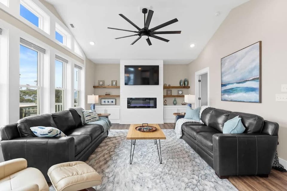Coastal Charm Ocean Isle Beach custom beach home with 4 bedroom, 3 bath home with pool and elevator House in Ocean Isle Beach