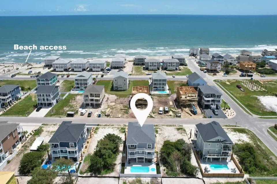 Heels in the Sand Brunswick Vacation Rentals Private Pool House in Ocean Isle Beach