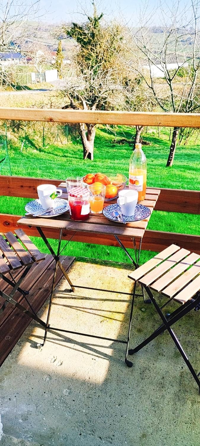 Patio, Natural landscape, Dining area