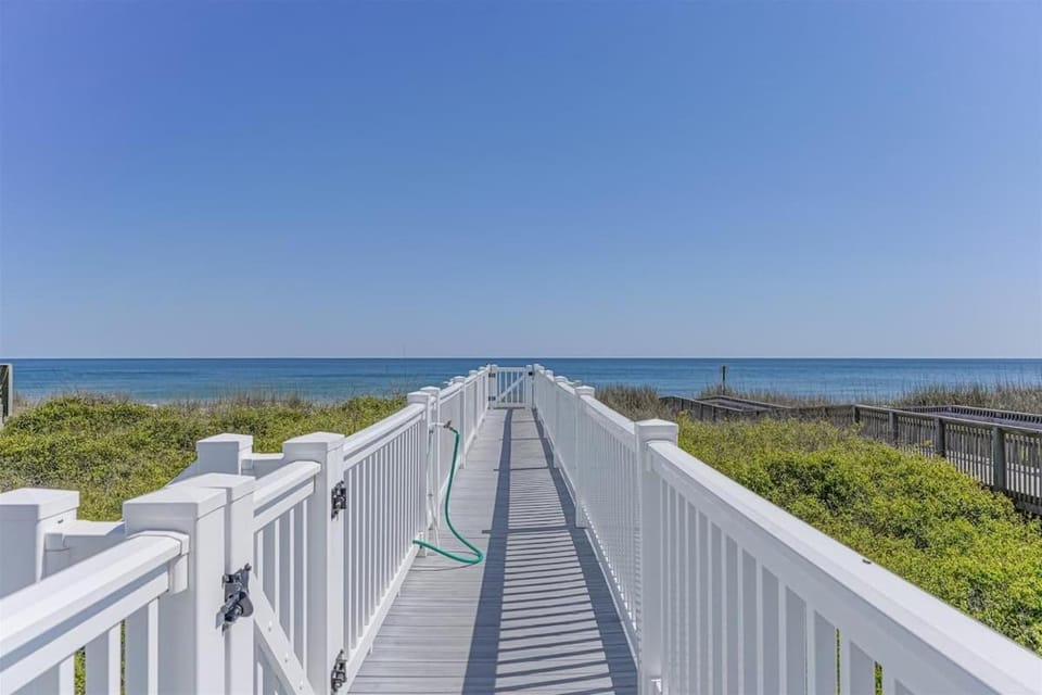 License to Chill by Brunswick Vacation Rentals Ocean front with private heated pool House in Ocean Isle Beach