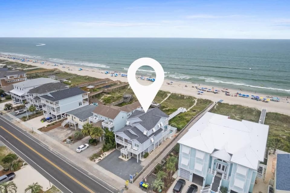 License to Chill by Brunswick Vacation Rentals Ocean front with private heated pool House in Ocean Isle Beach